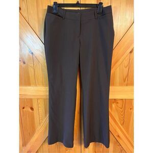 Worthington Pants Womens 8P Brown Curvy Fit Flat Front Hook Eye (2709)